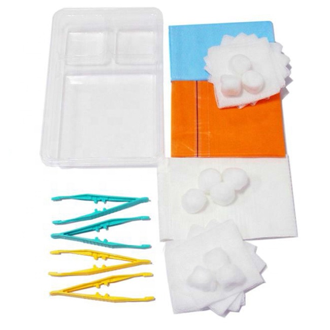 Fournisseur chinois Pack de pansements stériles médicaux Ensemble/Kit de pansements jetables