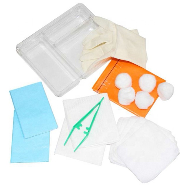 Pack de procédure chirurgicale jetable Packs universels stériles Sets généraux kit de pansement de base Pack de procédure chirurgicale jetable Packs universels stériles Sets généraux kit de pansement de base