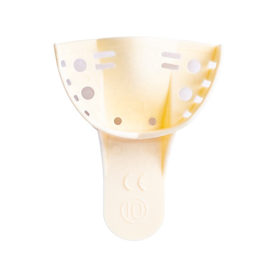 Vente en gros de porte-empreintes jetables en plastique à usage dentaire Vente en gros de porte-empreintes jetables en plastique à usage dentaire