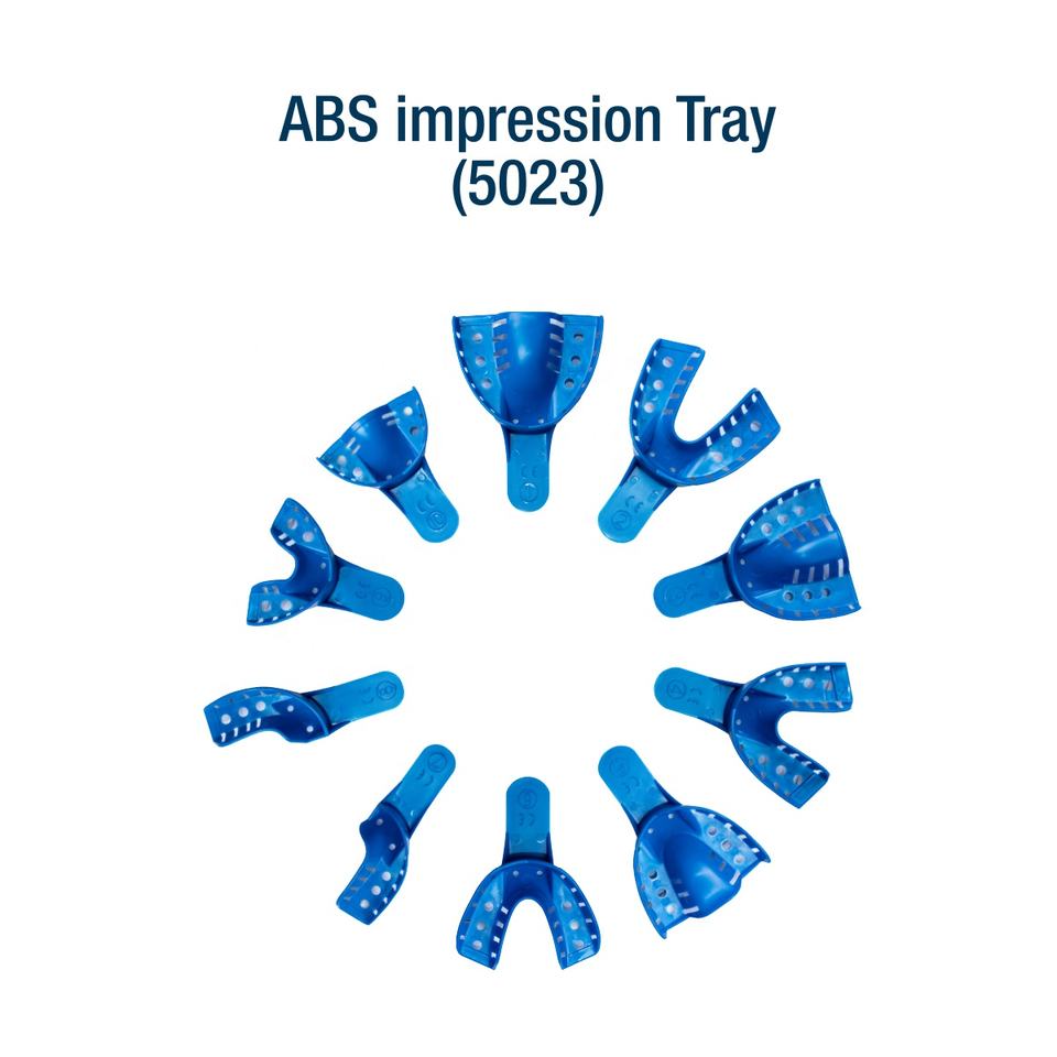 Porte-empreinte dentaire en plastique ABS orthodontique jetable Porte-empreinte dentaire en plastique ABS orthodontique jetable